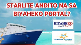 STARLITE FERRIES BOOKING TUTORIAL ON BIYAHEKO PORTAL [upl. by Hiltan]