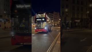 Go ahead London route N21 amp Arriva London route N29 at Trafalgar Square london bus buses 2024 [upl. by Criswell]