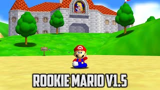 ⭐ Super Mario 64 PC Port  Rookie Mario v15 [upl. by Enixam372]