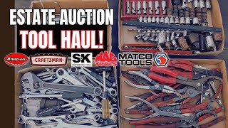 Estate Auction Tool Haul  Snapon Matco Mac Plus More [upl. by Alledi]