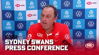 Sydney Swans Press Conference  Round 6 220423  Fox Footy [upl. by Leidgam]