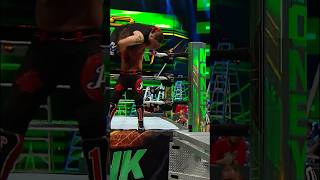 KO couldnt see AJ Styles nor the ladder with that move MITB [upl. by Banquer606]