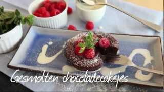 Gesmolten chocoladecakejes  Allrecipesnl [upl. by Lila]