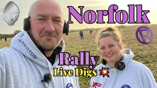 Norfolk Metal Detecting Rally  Dig Great Finds Recovered Live metaldetecting [upl. by Tabber]