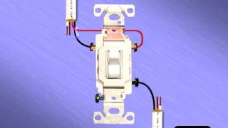 3 Way Switch Animation How a 3Way switch Works [upl. by Notyad]