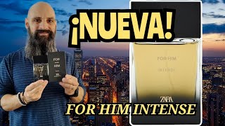 ¡NUEVA FOR HIM INTENSE de Zara UNA ESPECTACULAR SORPRESA [upl. by Zebadiah]