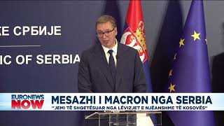 Mesazhi i Macron nga Serbia [upl. by Newcomer]