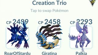 Creation Trio Is So Agressive In Origin Form galaxysquadn7 [upl. by Ecirtnuahs]