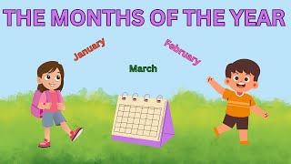 The Months of the Year Song  Learn the Months for Toddlers and Preschoolers [upl. by Lopez]