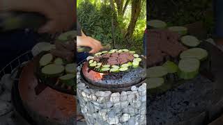 🔥 SUPER CEVAPCICI WITH VEGETABLES🥒shorts food nature bbq friends [upl. by Acimaj]