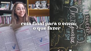 Reta final para o ENEM O que fazer para aumentar suas chances de aprovação [upl. by Follmer709]