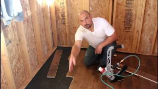 how to install prefinished hardwood flooring [upl. by Aryt965]