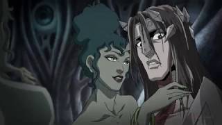 Dantes Inferno An Animated Epic  Clips  Dante se enfrenta a los súcubos [upl. by Assilam683]