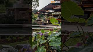 Sloped backyard Garden Landscape garden gardenlandscaping backyard backyardgarden gardendesign [upl. by Rimat]