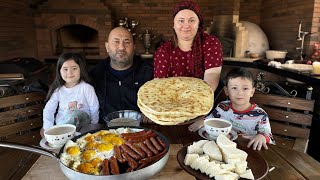 Breakfast of Dagestan Mountain folk food [upl. by Roseanne136]