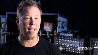 James Hetfield of Metallica talks about getting his signature tone with EMGtv [upl. by Kokoruda]