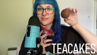 ASMR Eating Marshmallow Chocolate Teacakes [upl. by Noguchi]