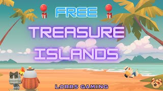 FREE TREASURE ISLANDS  ANIMAL CROSSING NEW HORIZONS [upl. by Euqinue310]