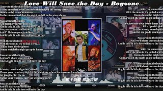 Love Will Save the Day  Boyzone Lyrics  Greatest Hits Golden Oldies but Goodies [upl. by Scotney550]