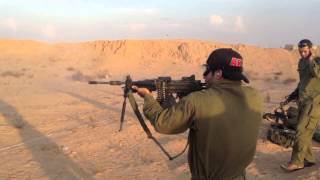 Shooting the Negev machine gun [upl. by Sander946]