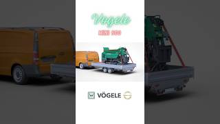 Vogele mini 500 worlds smallest asphalt paver [upl. by Eelyrag922]