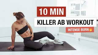 10 MIN KILLER AB WORKOUT [upl. by Raynor]