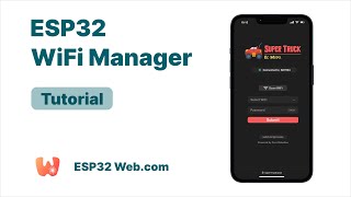 ESP32 WiFi Manager  Custom Design Tutorial [upl. by Chlori]