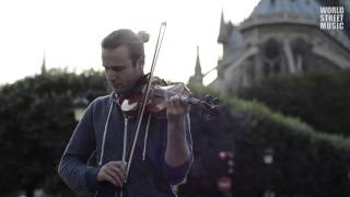 Amazing Street Violinist David Vinitzki 2 Paris [upl. by Dominik]