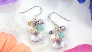 How to Make Jewelry DIY Earrings Part 2 of 4 Beginners Tutorial [upl. by Schnorr]