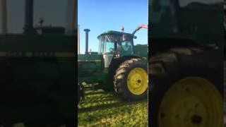 Forage Harvesting with JF 1060 amp John Deere 4650 2016 [upl. by Lowenstein]