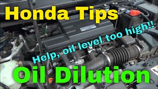 Honda Tips Oil Dilution [upl. by Ronnholm765]