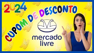 CUPOM DE DESCONTO MERCADO LIVRE HOJE  CODIGO DE CUPOM DE DESCONTO MERCADO LIVRE  MERCADO LIVRE [upl. by Durrett539]