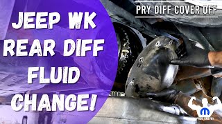 jeep grand cherokee rear differential fluid change [upl. by Teik]