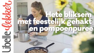 Klaar in 30 minuten hete bliksem met feestelijk gehakt en pompoenpuree [upl. by Dweck]