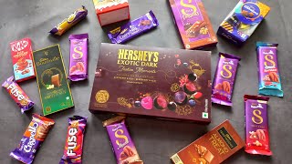 Lots of chocolates surprise toys chocolate opening video lots of chocolatesCadbury celebration [upl. by Kcinimod]