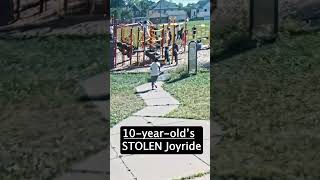 Playground Panic as Boy Steals Car [upl. by Zenobia]