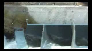 Archimedes screw  Water Screw  Wasserkraftschnecke [upl. by Auqenet]