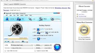 MSWMM Converter  How to Convert MSWMM to WMV AVI MP3 MP4 MPG 3GP [upl. by Tivad]