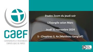 Etude biblique en ligne  Evangile de Marc [upl. by Colwell]