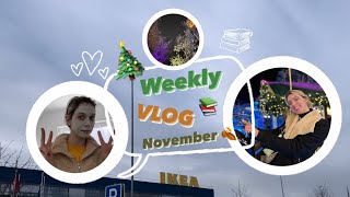 Weekly VLOG 🤍  November 2022 🍂 • Jahreshighlight 📚 • Weihnachtsmarkt 🎄• IkeaHaul 😍🤓  MARW [upl. by Innoc402]