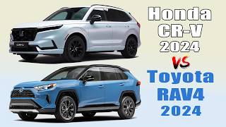 2024 Honda CRV vs 2024 Toyota RAV4  Similarities And Differences [upl. by Adnovaj]