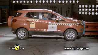 Ford Ecosport CRASH TEST Euro NCAP 2013 ★★★★ [upl. by Ettari66]