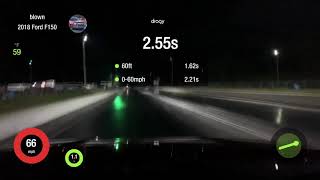 2018 Whipple F150 Dragy Video [upl. by Gamages501]