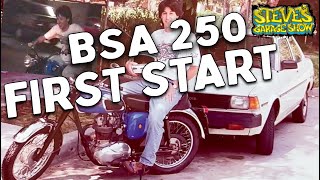 BSA Motorcycle Startup after 30 years [upl. by Daniella]