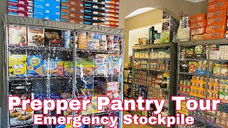 Prepper Pantry Tour  Emergency Food Stockpile [upl. by Tonry196]