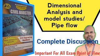 Dimensional Analysis and model studies  Flow through pipes civilbooster civilengineers btscje [upl. by Alad]