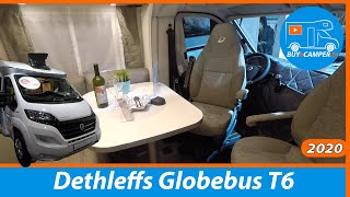 7 meter Semi Integrated  Dethleffs Globebus T6  Made in Germany  Motorhome Tour  Fiat Ducato [upl. by Pinkham]