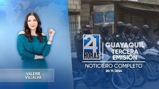 Noticiero de Guayaquil Tercera Emisión 20112024 [upl. by Eidoj]