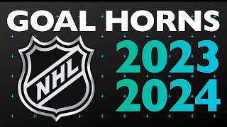 All 2024 NHL Goal Horns [upl. by Yatnod]