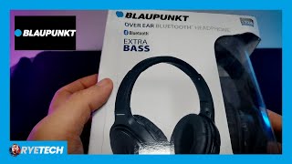 BLAUPUNKT Over Ear Bluetooth Headphone UNBOXING and QUICK SPECS [upl. by Eilyac518]